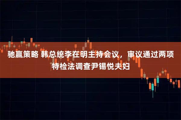 驰赢策略 韩总统李在明主持会议，审议通过两项特检法调查尹锡悦夫妇