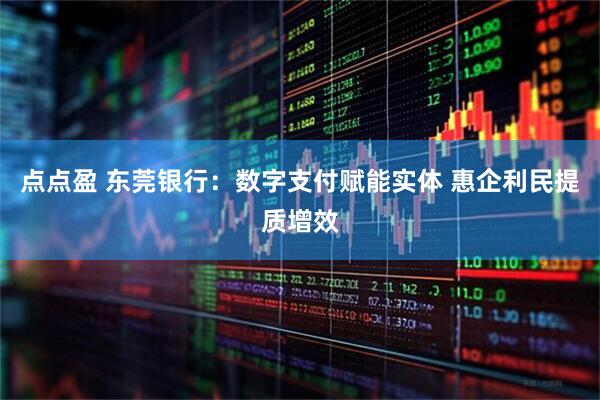 点点盈 东莞银行：数字支付赋能实体 惠企利民提质增效